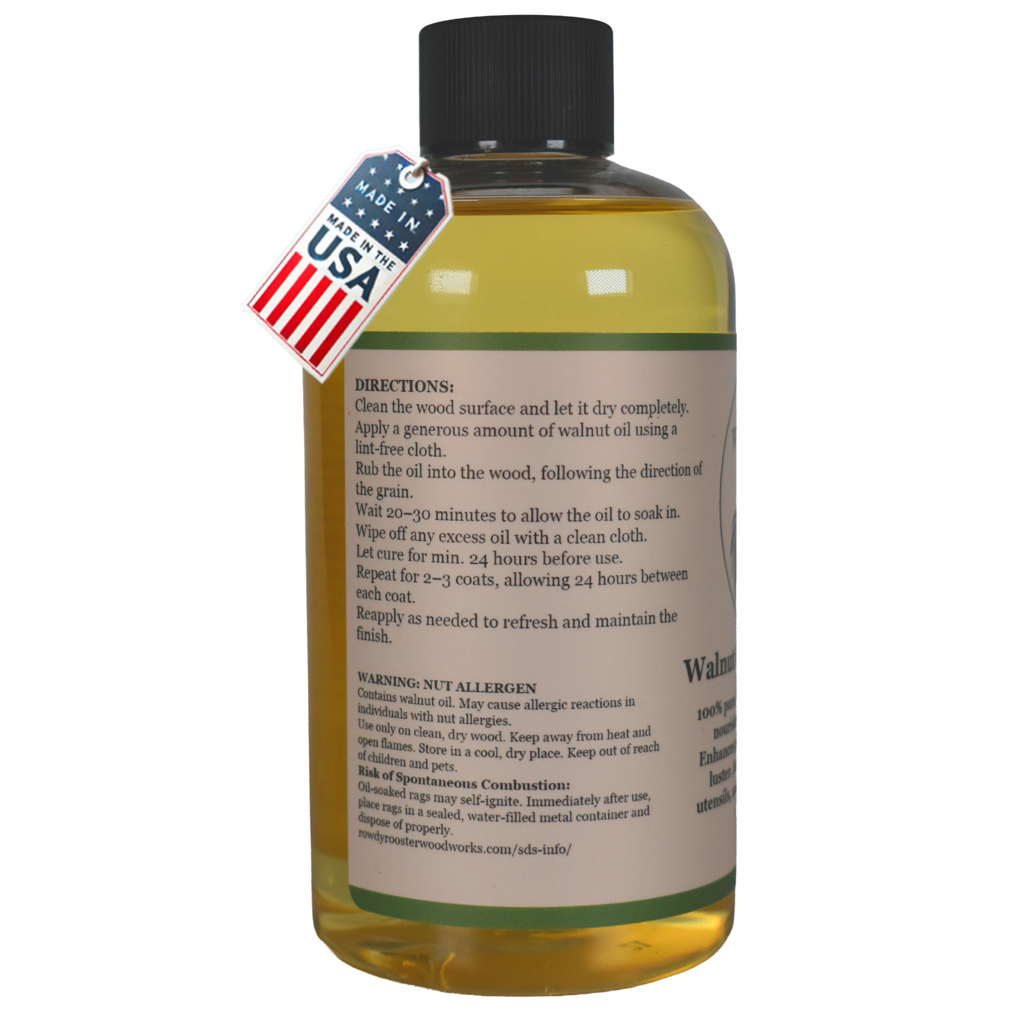 Rowdy Rooster Woodworks - Wholesale Wood Butter - Refined Walnut Oil for Wooden Kitchen Items2