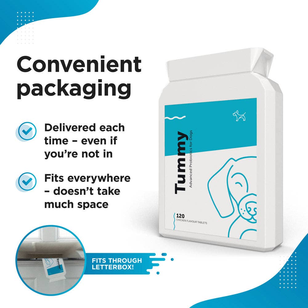 Dog's Lounge - Vente Compléments alimentaires – chien - TUMMY - Supplément probiotique et prébiotique pour chiens et chiots4