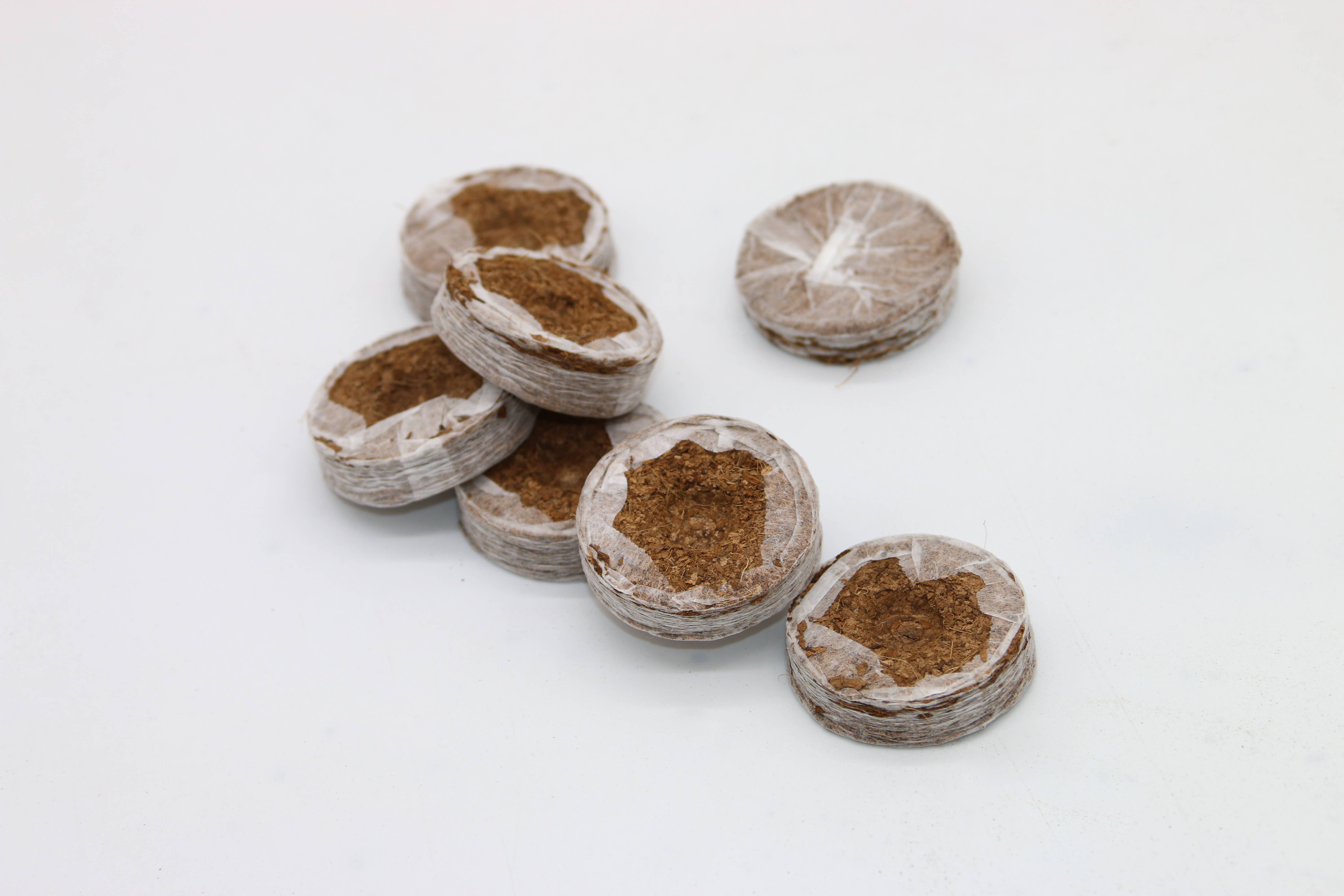 CoirProducts.co.uk of Salike Limited - Vente Graines de plantes - Pièces de coco de 42 mm | Granulés de coco pour la germination3