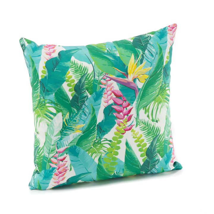 TerraSol Italia Borneo Lagoon 20x20" Outdoor Toss Pillow for wholesale by TerraSol