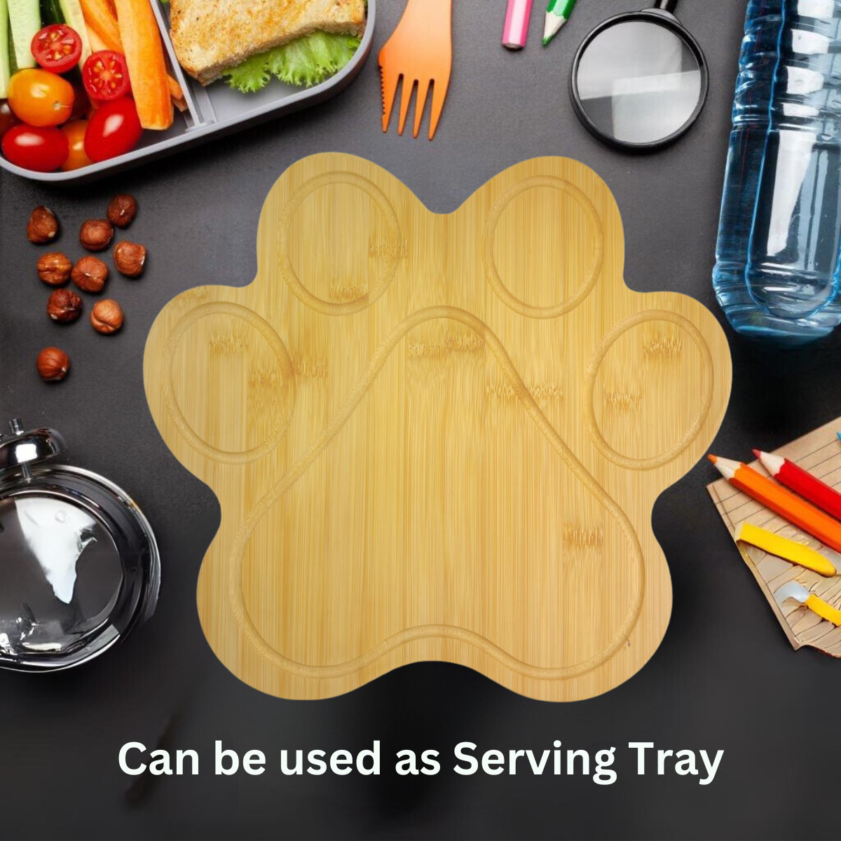 INVISION - Wholesale Cutting Board - 10pc 13" Animal Paw Bamboo Boards – Bulk for Custom Gifts3