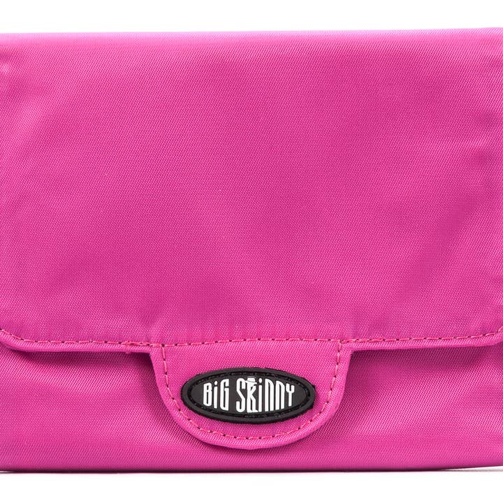 Trixie Trifold Clutch Portafoglio - Fucsia per la vendita all'ingrosso da parte di Big Skinny Wallets