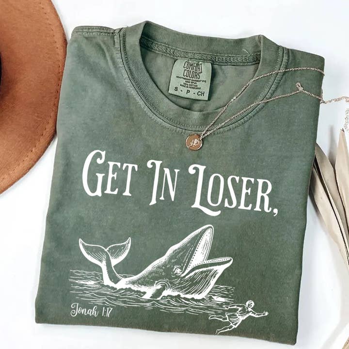 Get in Loser We're Doing God's Will Christian Bible Shirt for wholesale by Teedico