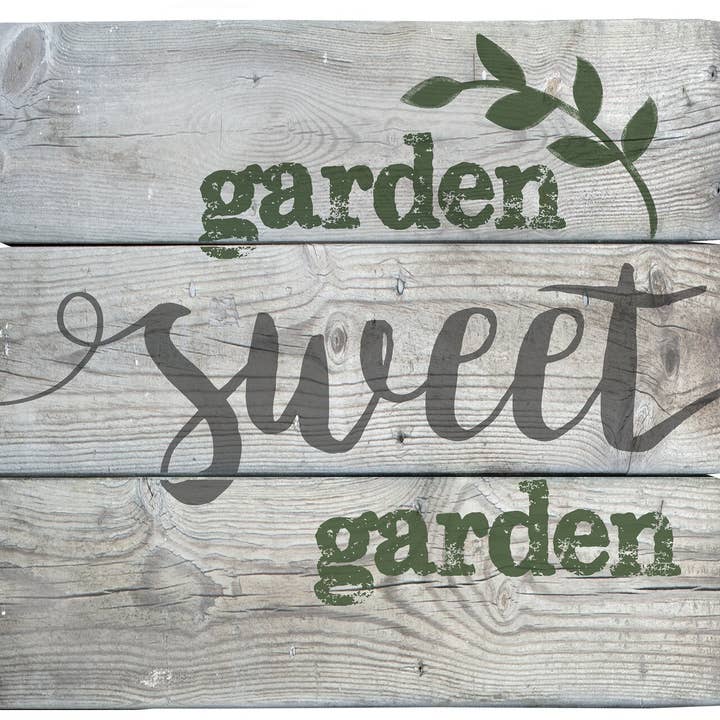 Dans le jardin : Pallet Art-Garden Sweet Garden pour la vente par Mad Style