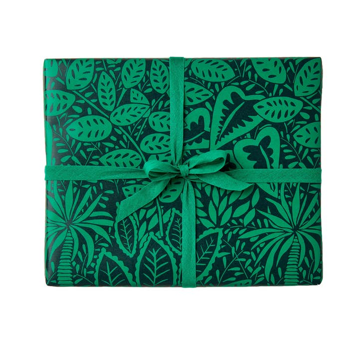 Green Jungle Gift Wrap for wholesale by Lucy says I do