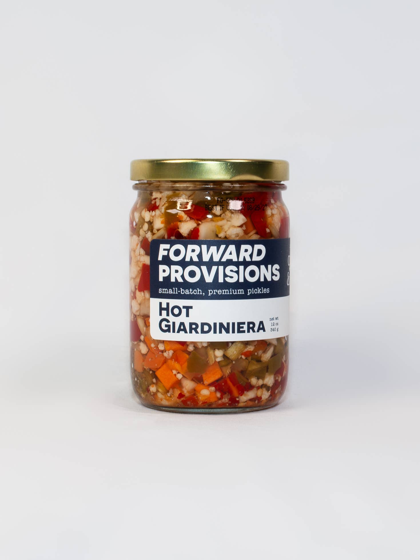 Gourmet Indulgences, LLC (dba Quince & Apple Company) - Wholesale Pickled Vegetables - Hot Giardiniera - Case of 12 - 12 oz Jars 0