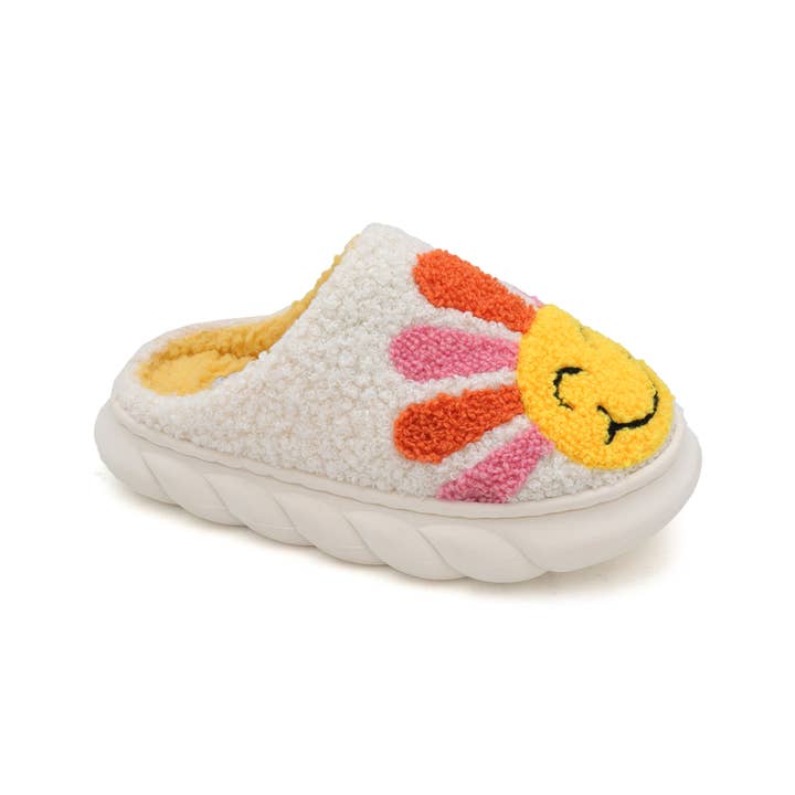 FIRE SALE YOKI PAULINA-Y Girls Sunflower Sherpa Slide for wholesale by Yoki Girls