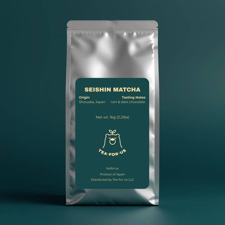Shizuoka First-Harvest Seishin Matcha 1kg for wholesale by Tea For Us
