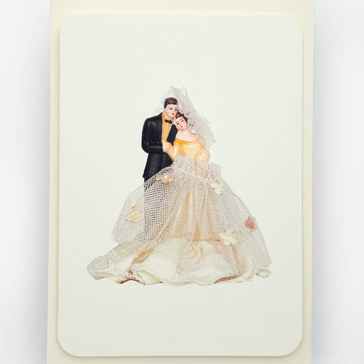 Canonbury Press - Wholesale Wedding Card - Wedding Cake Topper No.1 Greeting Card