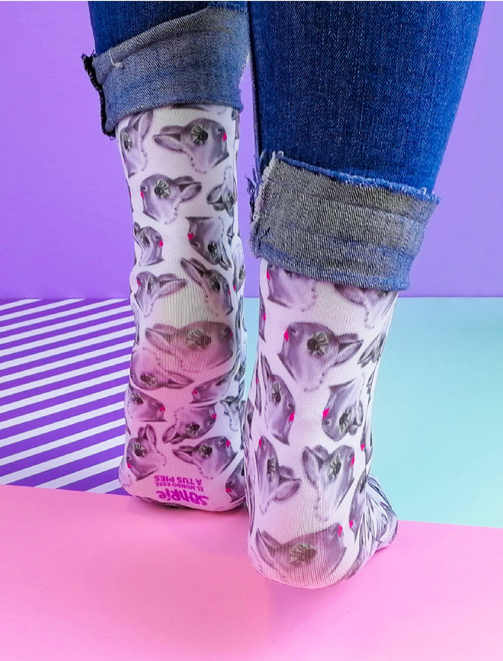 SWEET PARIPE - Wholesale Socks - Unisex - Pop Farm Rabbit Socks2