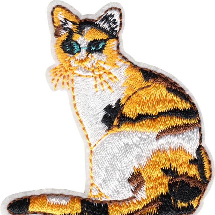 Patch - Cat - Orange, Black And White Calico for wholesale by Square Deal Recordings & Supplies
