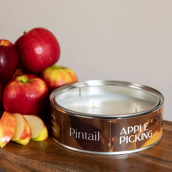 Pintail Candles | Avalon Home – Engroshandel Glaslys – Æbleplukning Triple Væge Lys | Efterårslys1