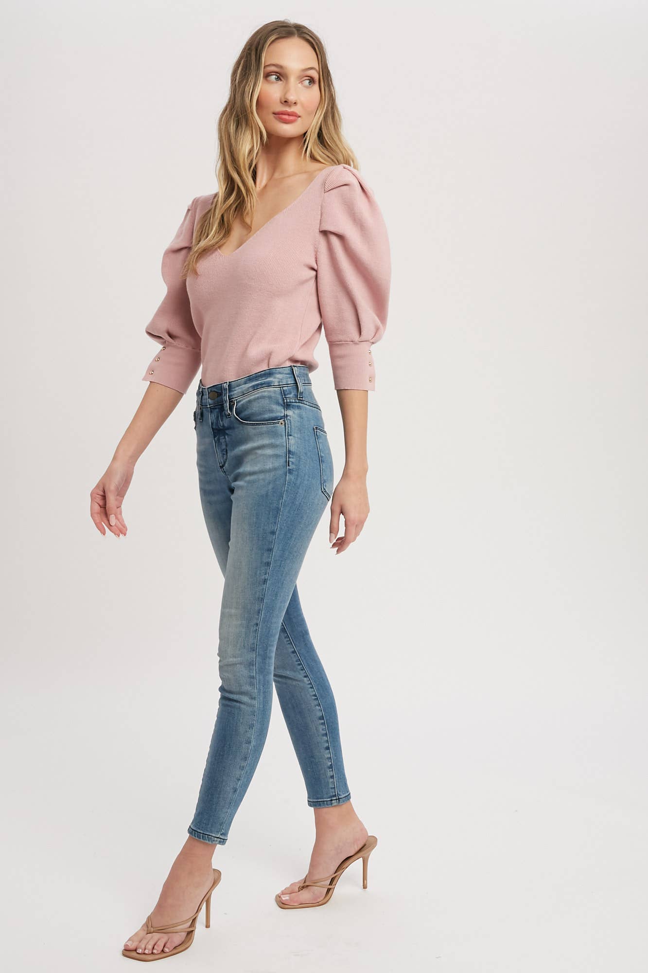 Bluivy - Wholesale Knit Top - Women's - PUFF SHORT SLEEVE PULLOVER28