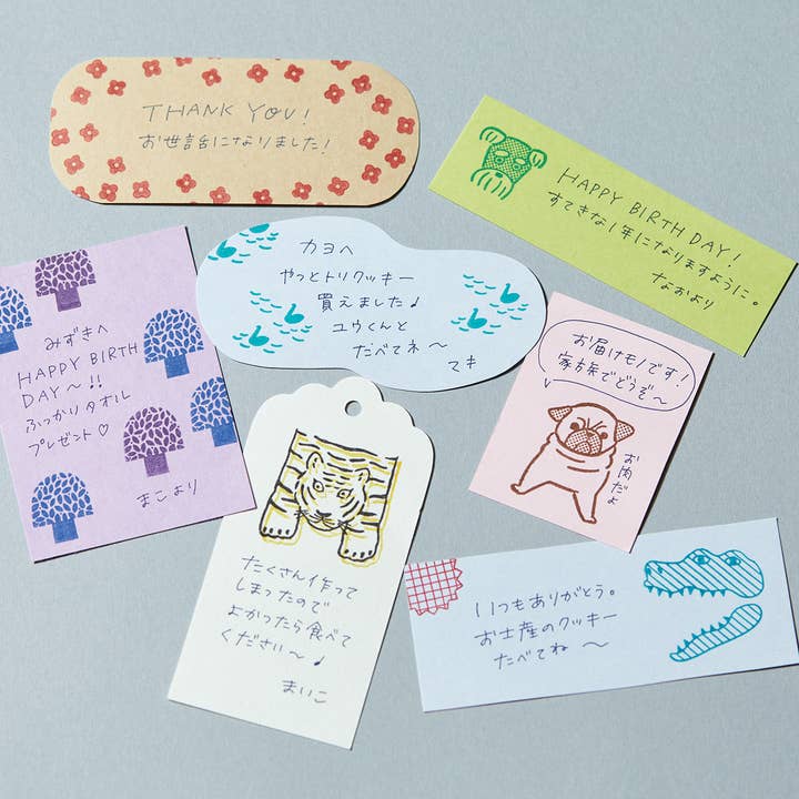 HITOTOKI by KING JIM - Wholesale Rubber/Decorative Stamp - KORI JIRUSHI Crystal Clarity Stamp Large size 7