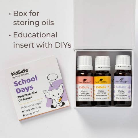 Essentially Oil'd Australia - Wholesale Essential oil - KidSafe School Days 3 Set 10 mL1