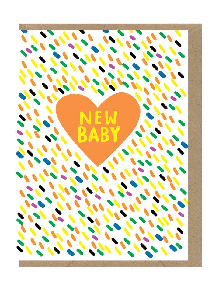 MEON41 Nouveau Bébé - Mini Carte de Vœux pour la vente par Earlybird Designs