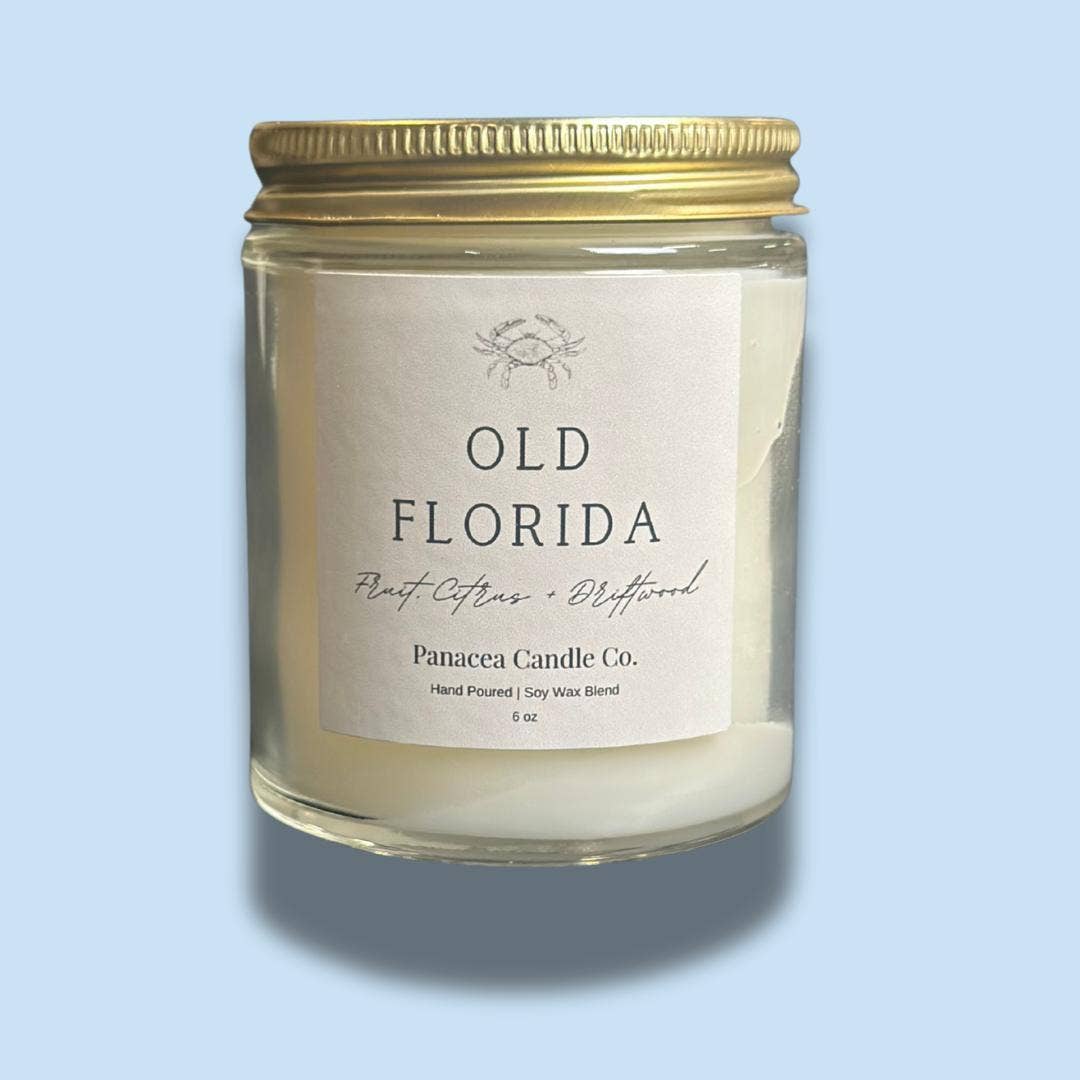 Panacea Candle Co. – wholesale Burkljus – Old Florida - Enveksljus 6oz4