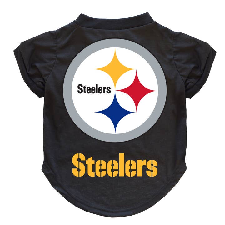 NFL Pittsburgh Steelers Pet T-Shirt for wholesale by Little Earth Productions