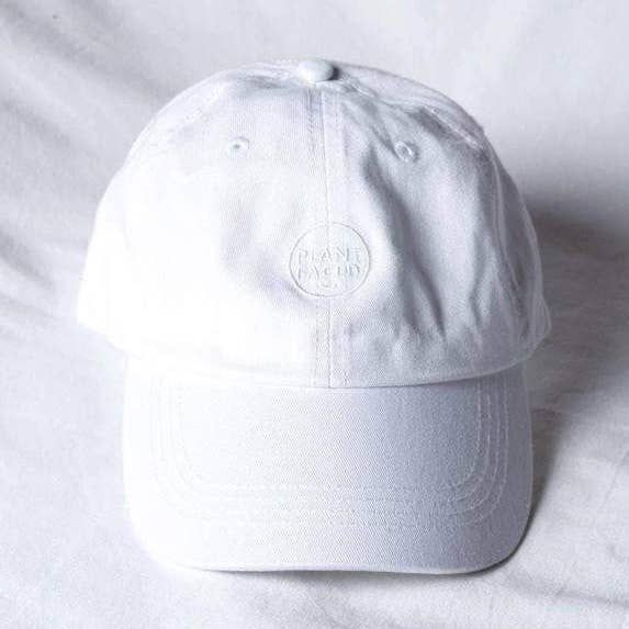 Plant Faced Dad Hat - White Out for wholesale by Plant Faced Clothing