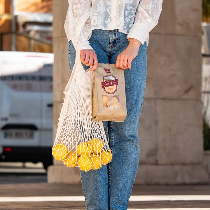 Socca Chips® - Vente Chips - Chips farine de pois chiches - Nature (PACKAGING FR)