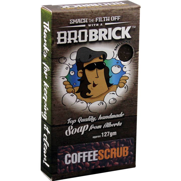 Coffee Scrub: Handmade Soap for wholesale by Bro Brick