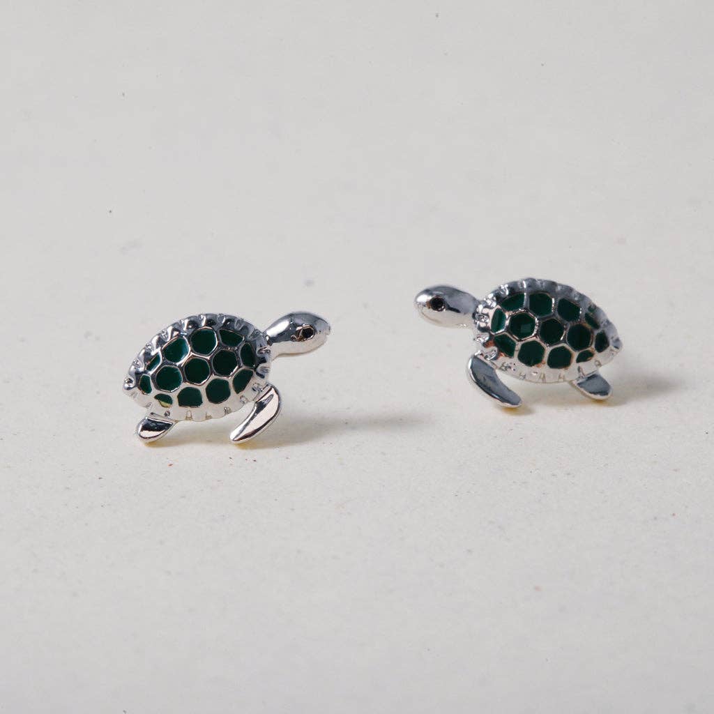 INKI STUDIO - Wholesale Stud/Post Earrings - Turtle Power, earrings2