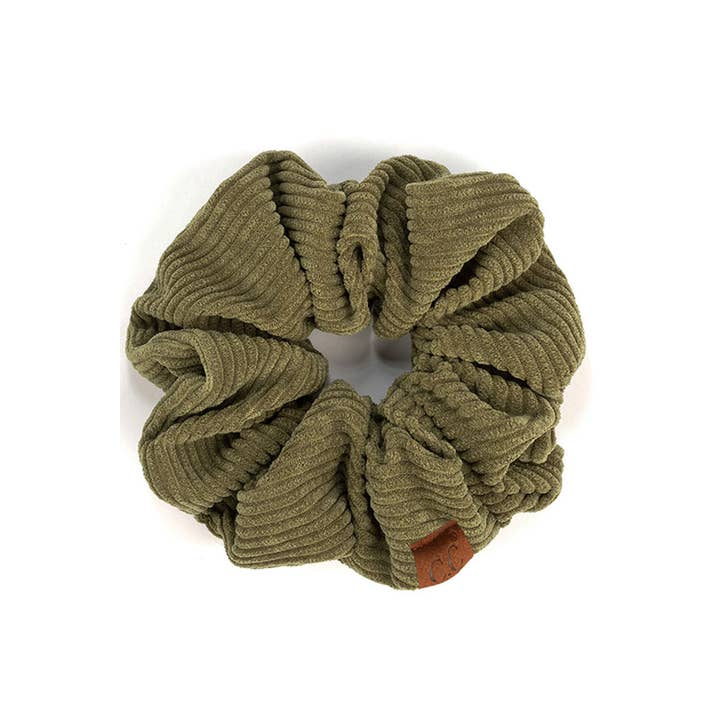 Hana – wholesale Scrunchie - Women’s – C.C Corduroy Solid Color Soft Scrunchies13