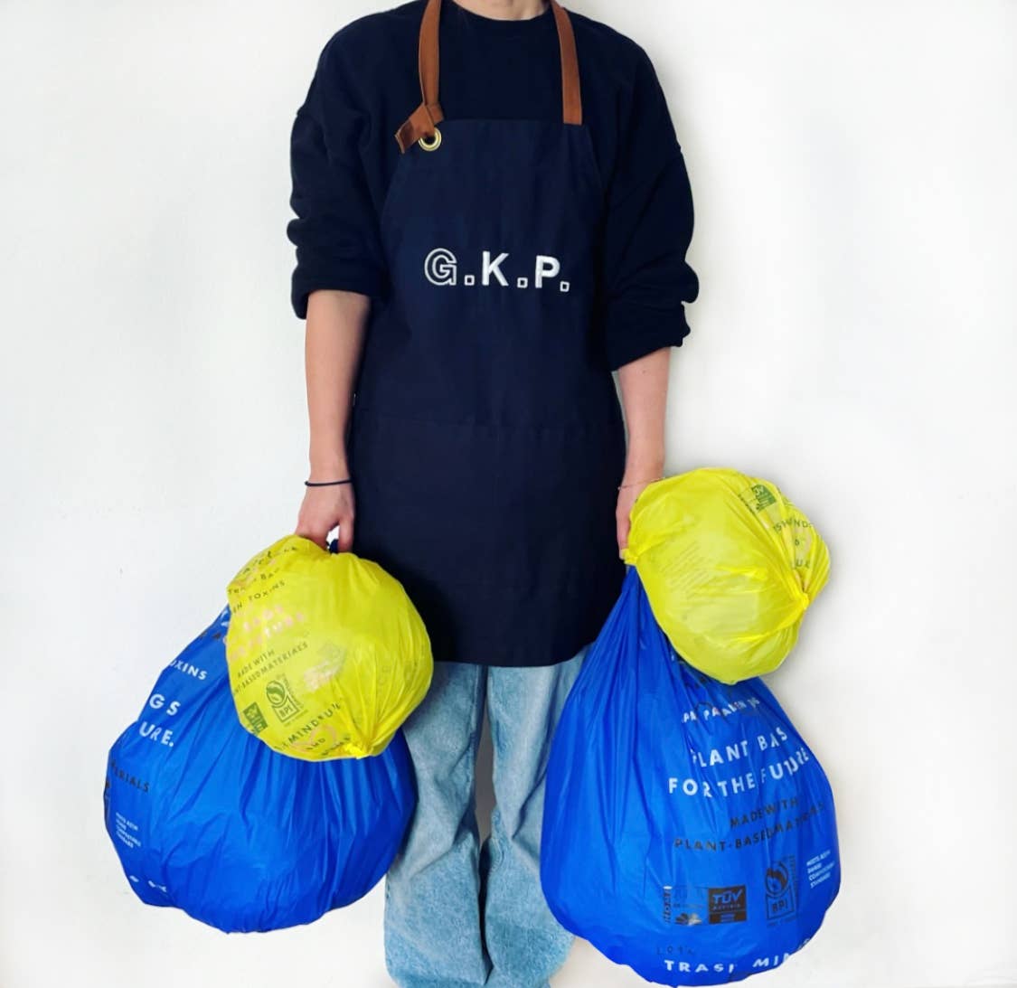 G.K.P. - Wholesale Trashcan/Trash Bin - G.K.P. Compostable Small Trash Bags; 3 gal. size3