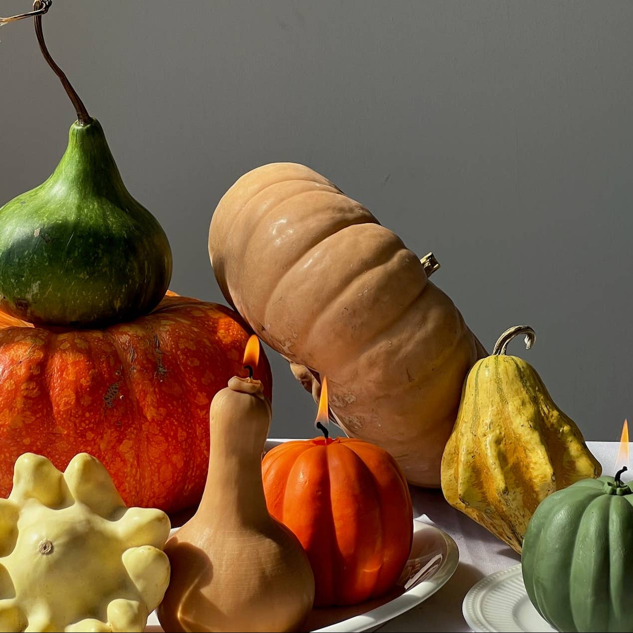 Orange Pumpkin Candle for wholesale on Faire4