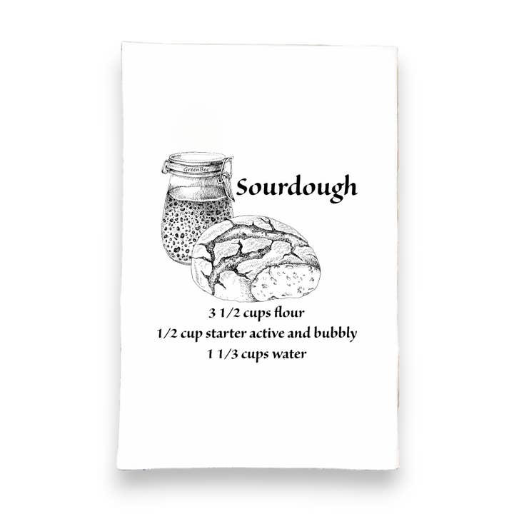 Green Bee Tea Towels - Wholesale Tea Towel - Sourdough Kitchen Towel | Tea Towels | Recipe Dish Towels