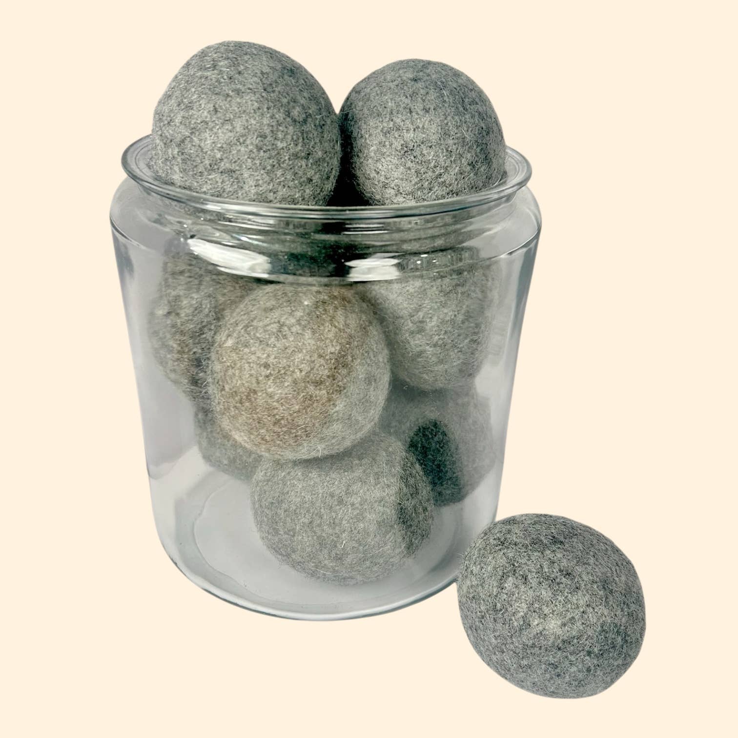 Bamboo Switch - Wholesale Dryer Balls - Bulk New Zealand Wool Dryer Balls | Grey | Holiday Gift4