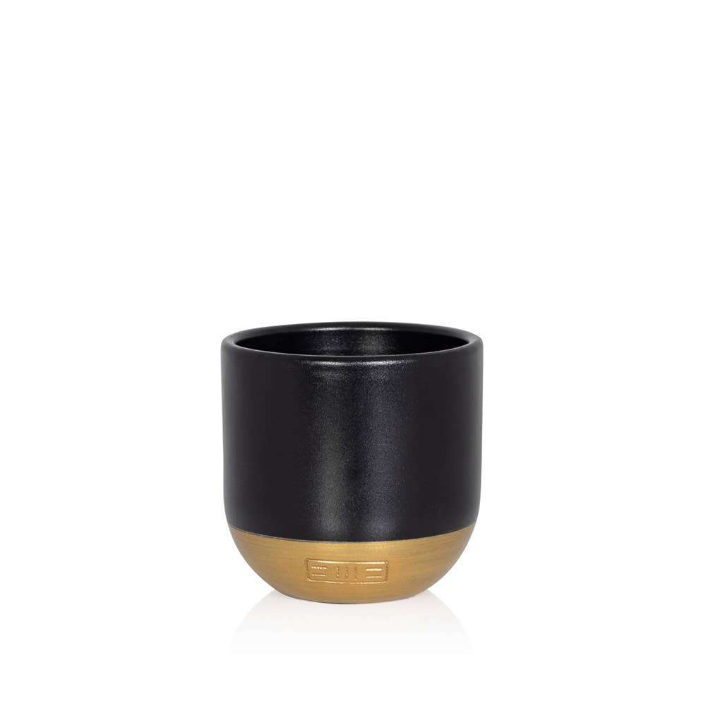 The Little Botanical - Wholesale Plant Pot - Indoor Metallic Dipped Pot/ Planter0