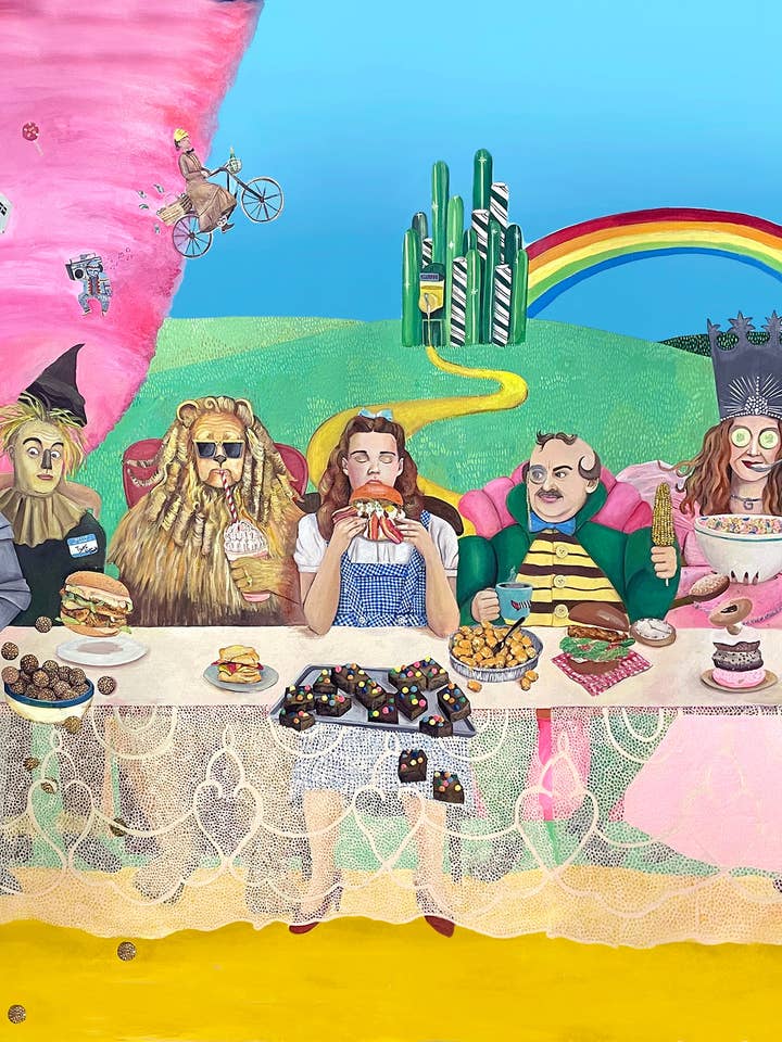 Il mago di Oz + L'Ultima Cena per la vendita all'ingrosso da parte di Caryn Cast Art