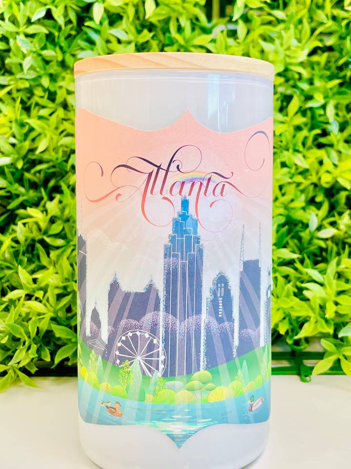 Candle 9 ounce Atlana for engroshandel hos Love & Luck Greetings