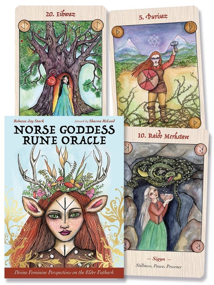 Norse Goddess Rune Oracle for wholesale by Llewellyn Worldwide