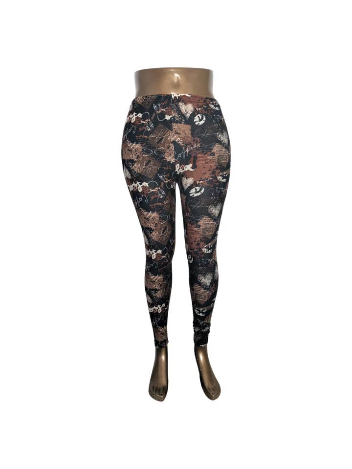 Superbia – wholesale Fashion leggings – Women's – Superbia Super Soft Leggings High Waist (Large Size 14-22)34