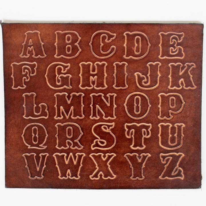 Lindy Leather - Wholesale Beer glass/mug - Leather Pint Glass - Western Style Initials1