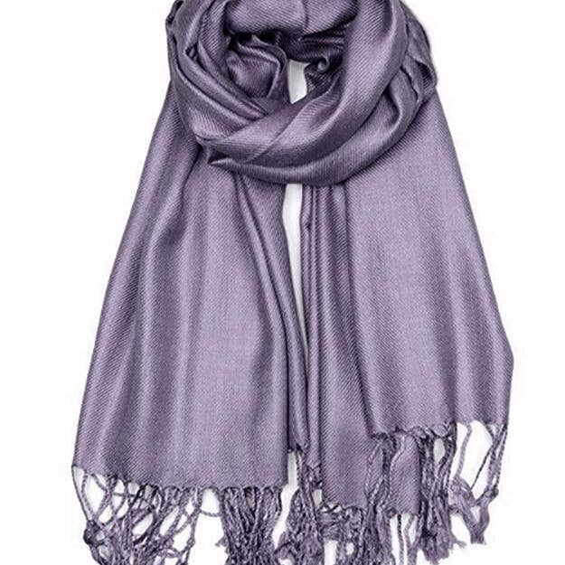 Jasper Trading LLC - Wholesale Scarf - Women's - C35 - One Piece Mid Gray Color Fashion Pashmina Shawl Scarf2