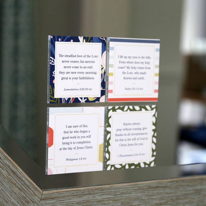 Muscadine Press - Wholesale Sticker - Scripture Static Cling, He Who Dwells