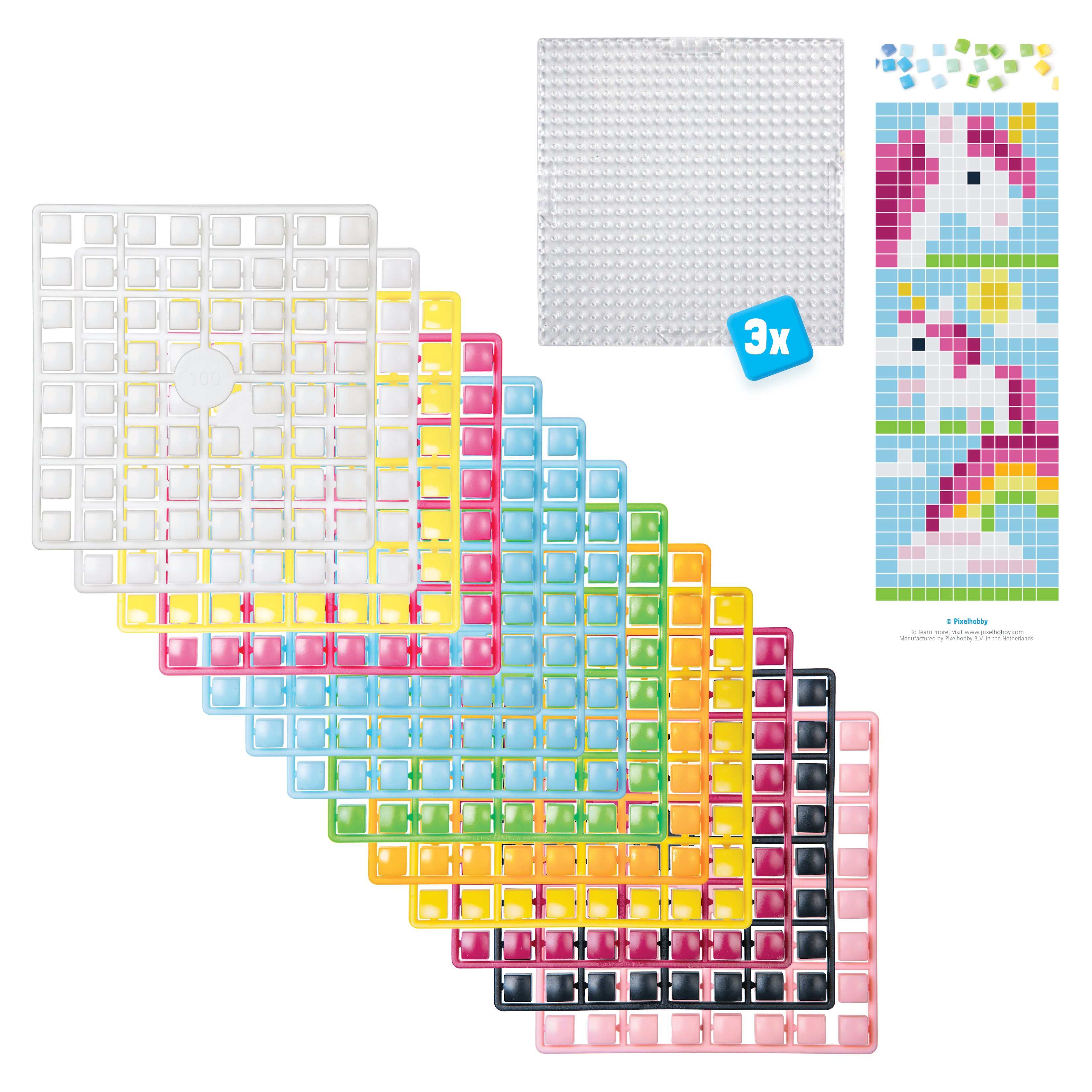 Pixelhobby - Wholesale DIY Craft Kit - Kids - Pixel XL 3-Pack - Bestseller Bundle1