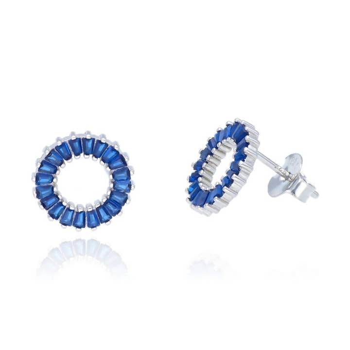 Pendientes Plata de Ley Brillo Infinito para venta al por mayor de Las Joyas de Amanda