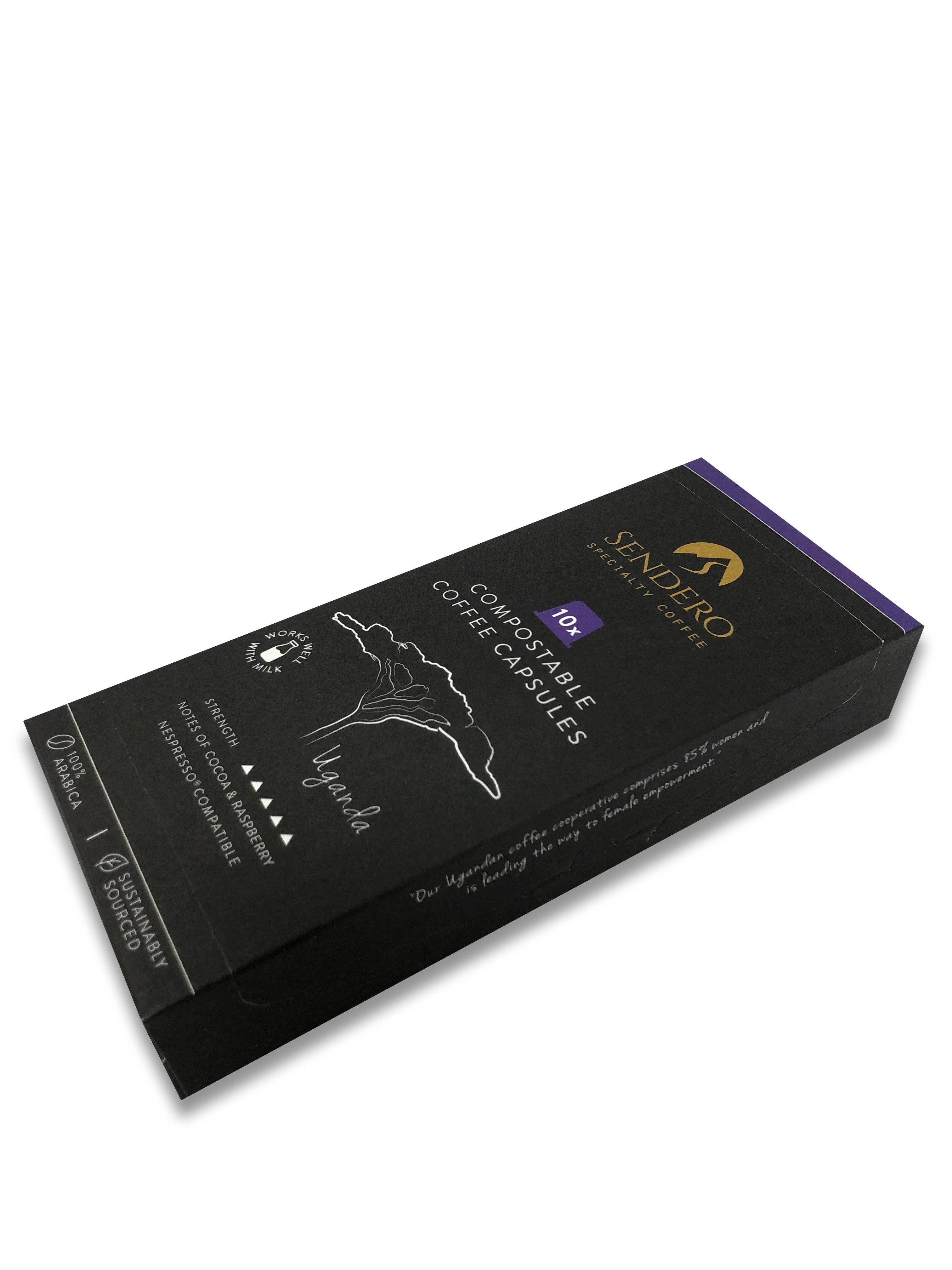 Sendero Specialty Coffee - Wholesale Coffeepods/koffiepads - Uganda | 10 composteerbare capsules à £0,25 per capsule2