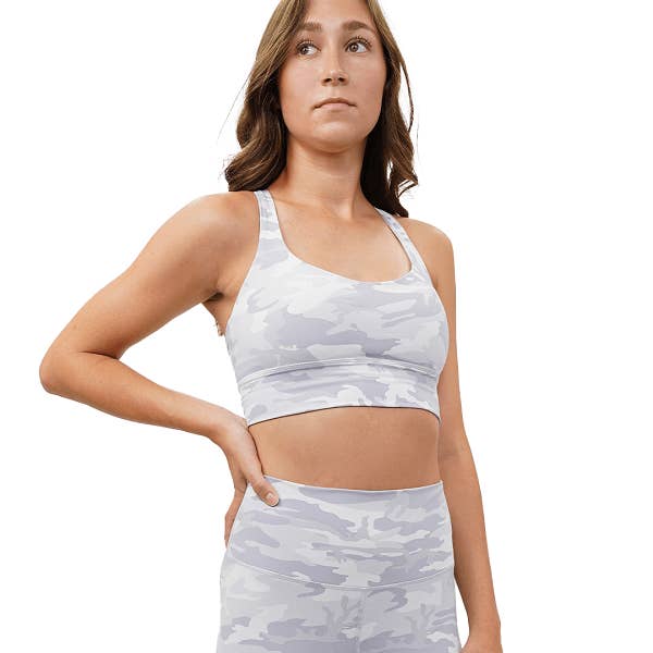 Noori Apparel Inc. – Sutiã desportivo - Mulher por atacado – Sutiã esportivo tático Camo2