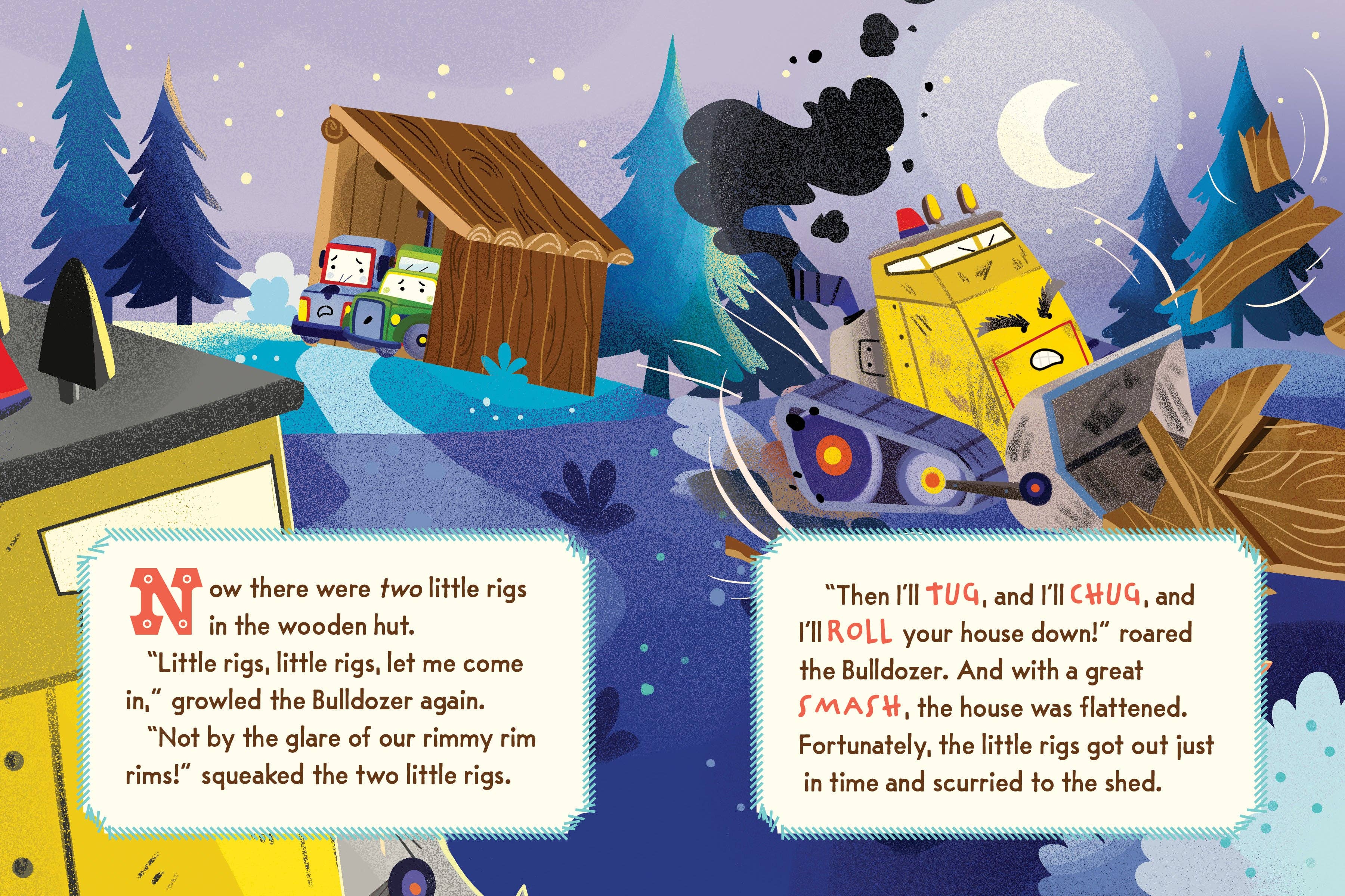 Bushel & Peck Books - Wholesale Preschool Book (3-5) - Truck Tales: The Three Little Rigs and the Big Bad Bulldozer8