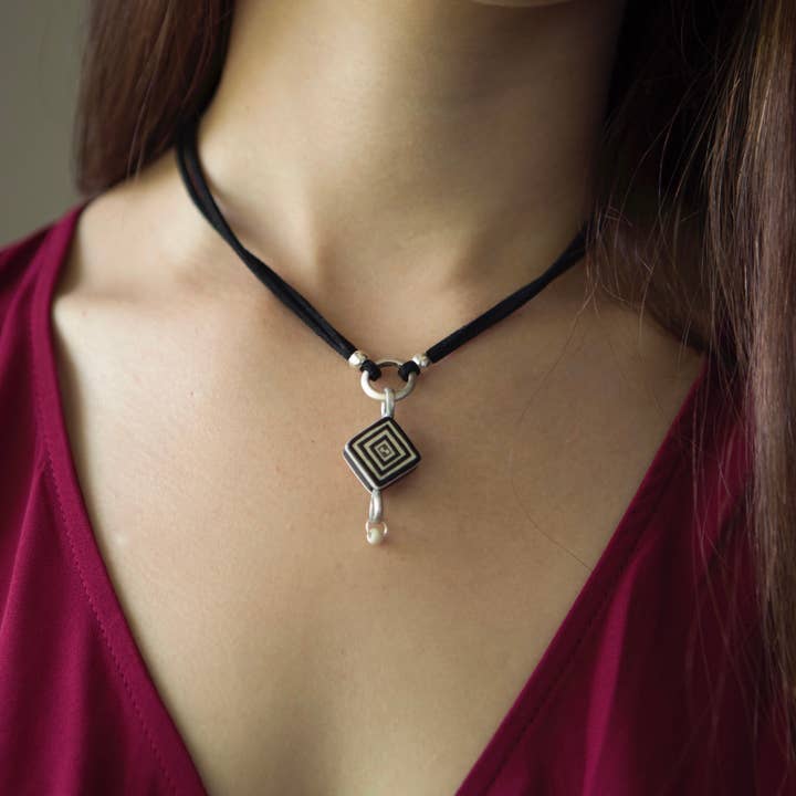 Sustainable O-Ring Choker for wholesale by Mambu Design