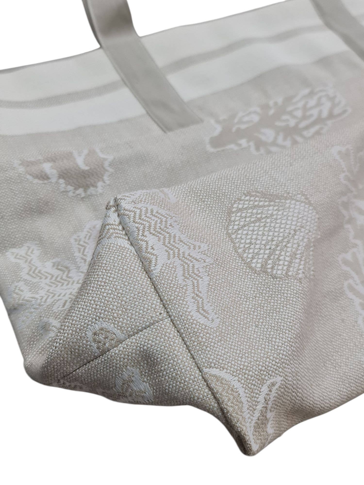 Lunaria Lab - Vente Sac de plage - Sac de Plage en Coton Déperlant Beige8