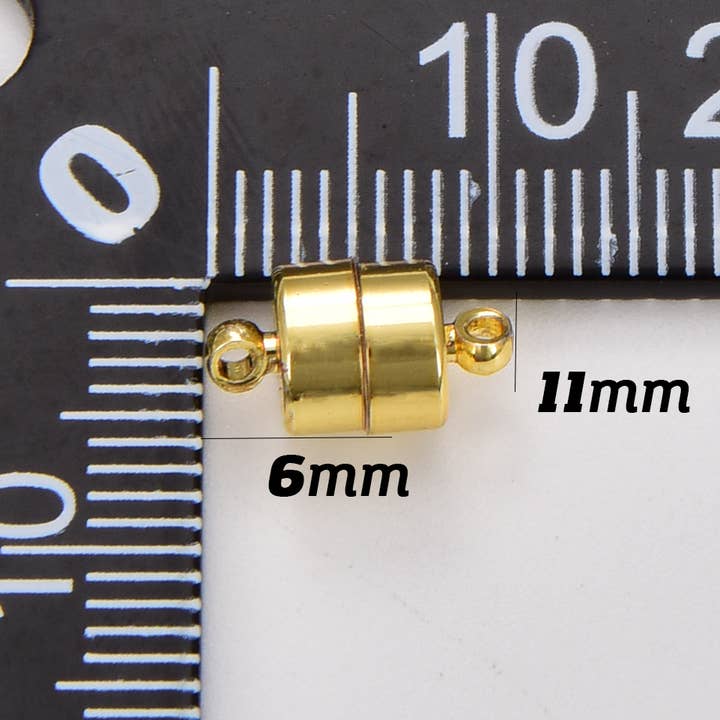 Beads Creation - Wholesale Clasp - Strong Magnetic Clasp, Round Magnetic Clasp, CL530