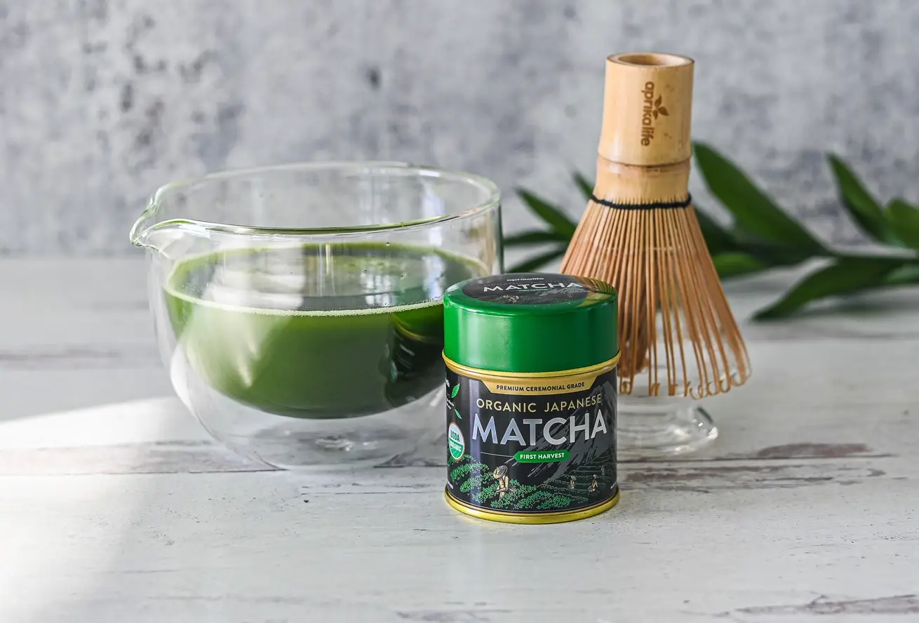 Aprikalife - Vendita all'ingrosso Servizi da tè - Set Matcha in vetro (ciotola per matcha a doppia faccia, frusta, supporto)2