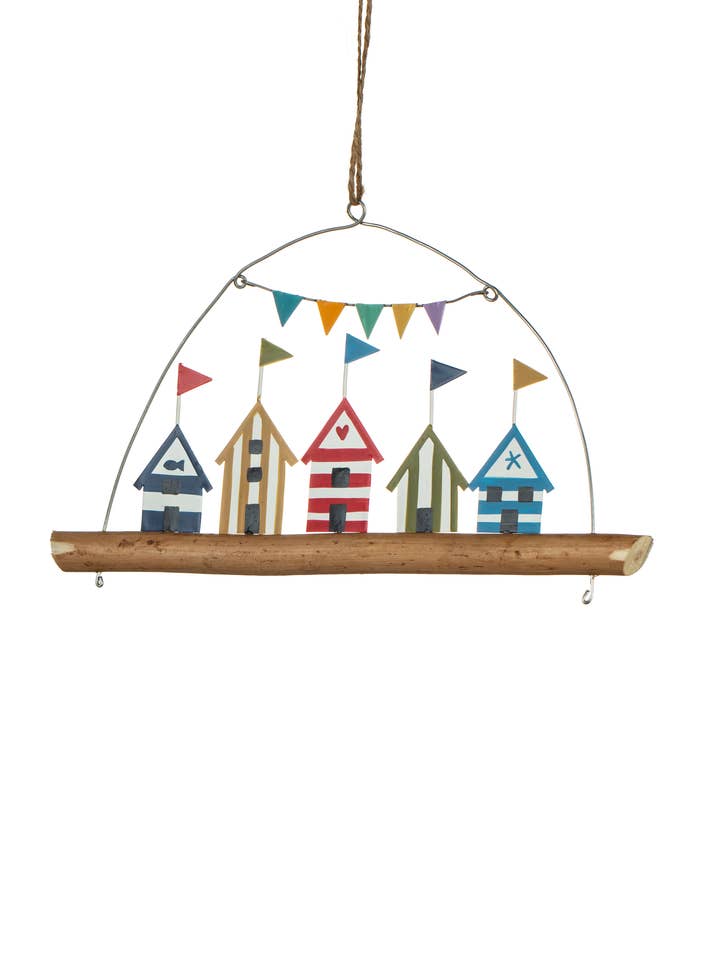 Färgade strandhyddor på pålar för wholesale av Shoeless Joe Ltd