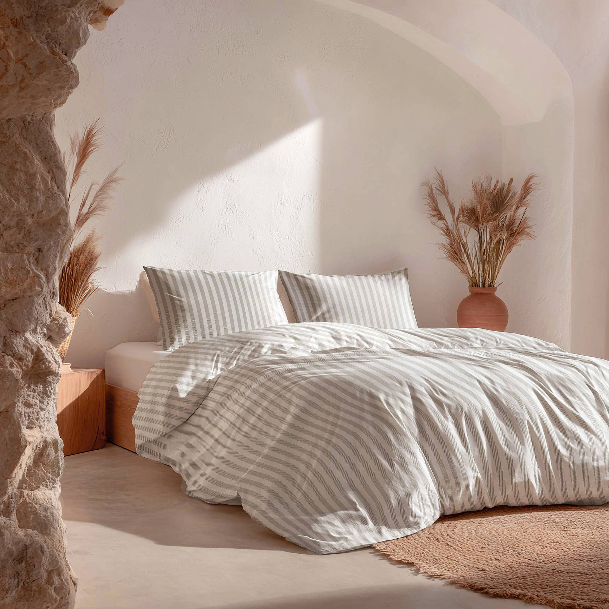 GAMUSI - Vendita all'ingrosso Copripiumini - Set copripiumino 100% cotone morbido 2/3 pezzi NUVIA26